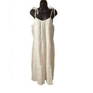 New In white gauze sundress NWT